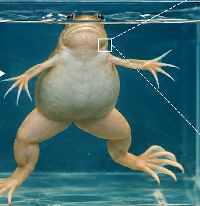 Entendre et localiser les cliquetis métalliques des Pipidae